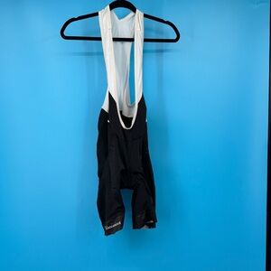 Castelli Cycling Bib Shorts in Black and White